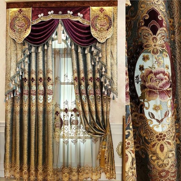 curtain & drapes 2021 european style embroidered curtains, bedroom and living room blackout fabric customized
curtain & drapes 2021 european style embroidered curtains, bedroom and living room blackout fabric customized