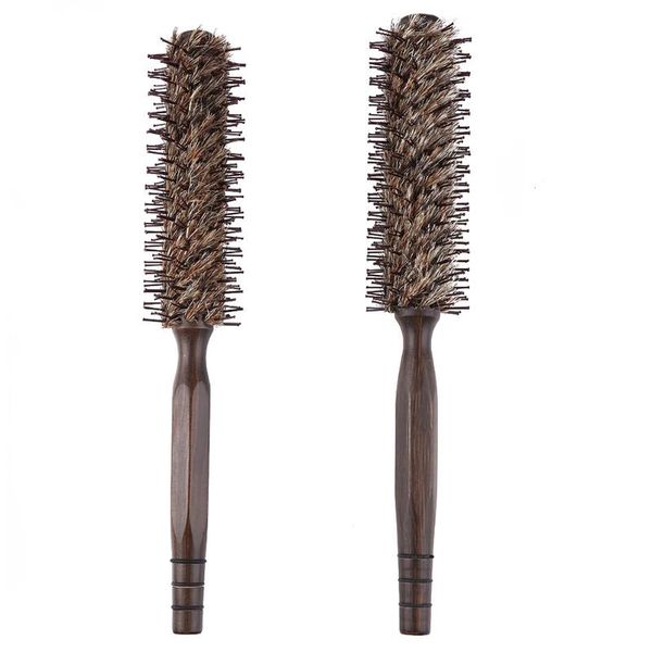 hair brushes wooden handle curly comb natural boar bristle round styling tools, Silver
hair brushes wooden handle curly comb natural boar bristle round styling tools, Silver