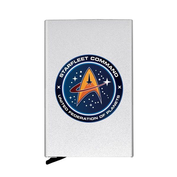 card holders metal men women holder cool starfleet command printing travel id cardholder case rfid pocket wallet, Brown;gray
card holders metal men women holder cool starfleet command printing travel id cardholder case rfid pocket wallet, Brown;gray
