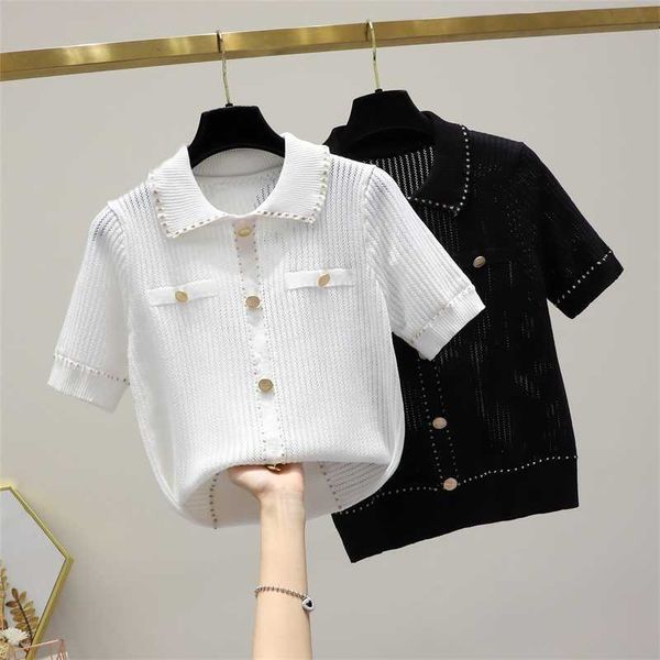 oversized women sweater ulzzang style v neck pullovers short sleeve knitted jumper christmas sweater jerseys mujer 210604, White;black
oversized women sweater ulzzang style v neck pullovers short sleeve knitted jumper christmas sweater jerseys mujer 210604, White;black