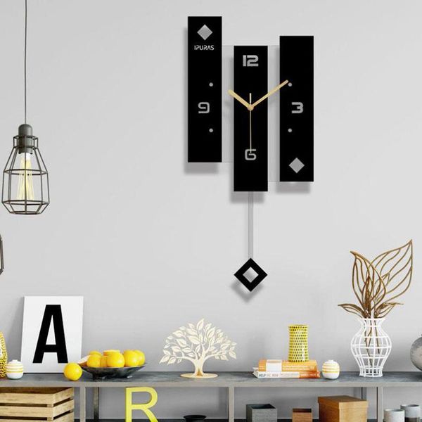 new wall clock quartz nordic clock with pendulum large size wall watch modern design for home decoration big duvar saati decor
new wall clock quartz nordic clock with pendulum large size wall watch modern design for home decoration big duvar saati decor