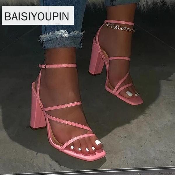 pink new summer sandals comfortable and versatile open-toe high-heeled sandal casual outdoor solid color plus size shoes sandals, Black
pink new summer sandals comfortable and versatile open-toe high-heeled sandal casual outdoor solid color plus size shoes sandals, Black