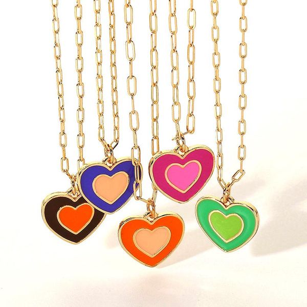 pendant necklaces y2k jewelry copper rainbow heart necklace for women vintage harajuku fashion charms 90s aesthetic gits, Silver
pendant necklaces y2k jewelry copper rainbow heart necklace for women vintage harajuku fashion charms 90s aesthetic gits, Silver