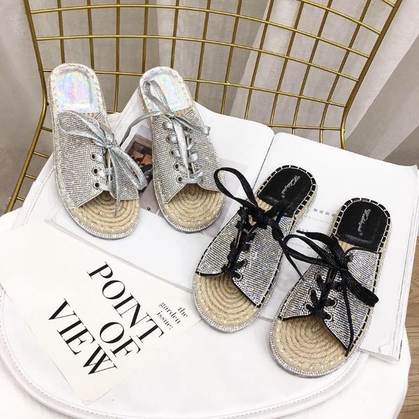 slippers 2021 summer fashion outer wear fisherman korean flat bottom wild rhinestone strap sandals and women, Black
slippers 2021 summer fashion outer wear fisherman korean flat bottom wild rhinestone strap sandals and women, Black