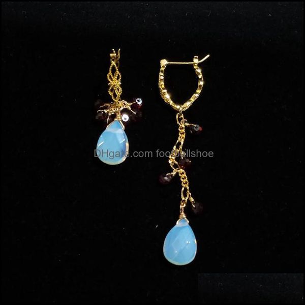 chandelier lii ji garnet opal crystal 925 sterling sier gold plated asymmetric earrings natural stone handmade jewelry for women gift dangle, Silver
chandelier lii ji garnet opal crystal 925 sterling sier gold plated asymmetric earrings natural stone handmade jewelry for women gift dangle, Silver