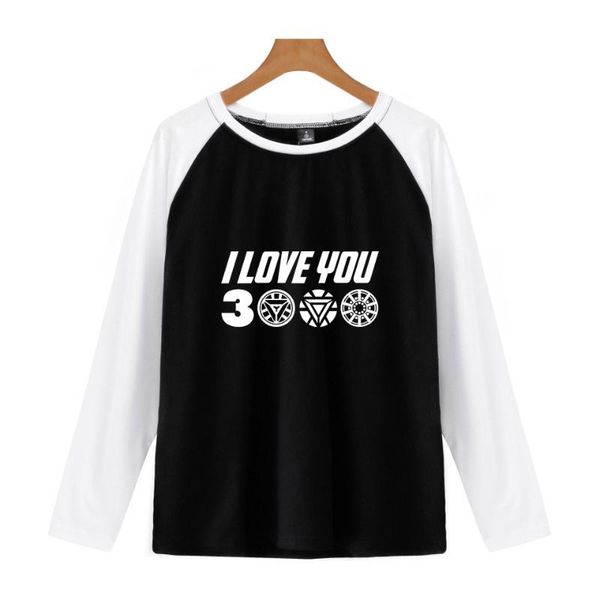 women's t-shirt i love you 3000 print casual raglan basic cool street comfortable women/men fashion kpop long sleeve, White
women's t-shirt i love you 3000 print casual raglan basic cool street comfortable women/men fashion kpop long sleeve, White