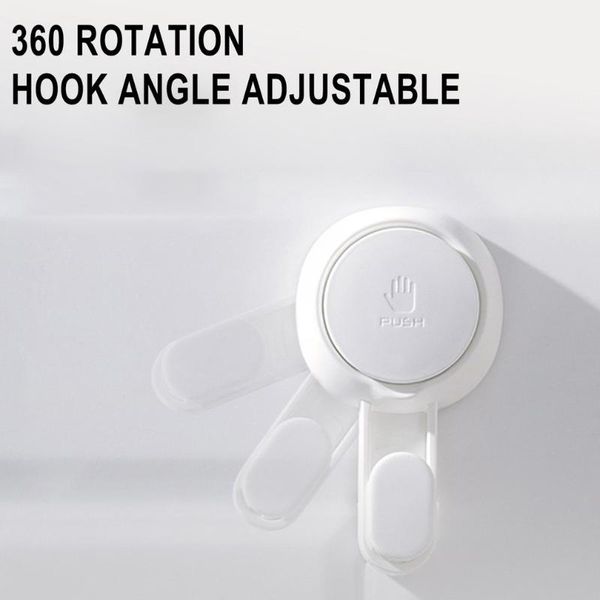 hooks & rails 360° rotation suction reusable powerful vacuum cup heavy duty waterproof removable wall cups