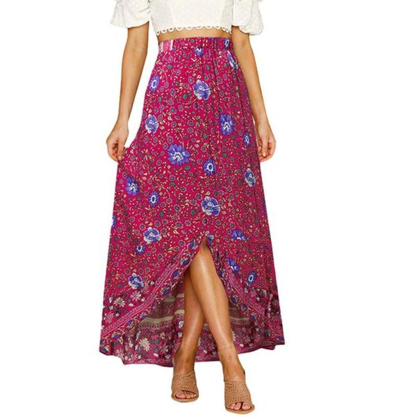 skirts floral print chiffon women's summer skirt 2021 clothing bohemian beach long red ruffle lace-up wrap maxi h4, Black
skirts floral print chiffon women's summer skirt 2021 clothing bohemian beach long red ruffle lace-up wrap maxi h4, Black