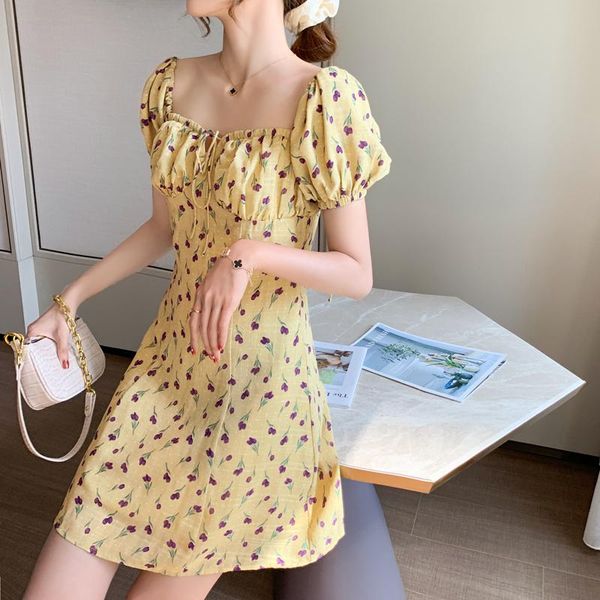 casual dresses real s 2021 summer retro sweet foreign style aging french girl tulip small man bandage square neck dress, Black;gray
casual dresses real s 2021 summer retro sweet foreign style aging french girl tulip small man bandage square neck dress, Black;gray