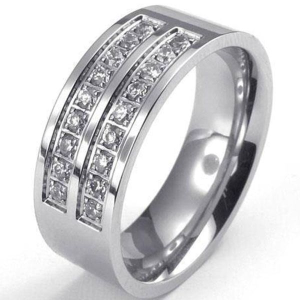 wedding rings 8mm size7-15 stainless steel engagement ring band crystal cz inlay polished statement cocktail anniversary, Slivery;golden
wedding rings 8mm size7-15 stainless steel engagement ring band crystal cz inlay polished statement cocktail anniversary, Slivery;golden