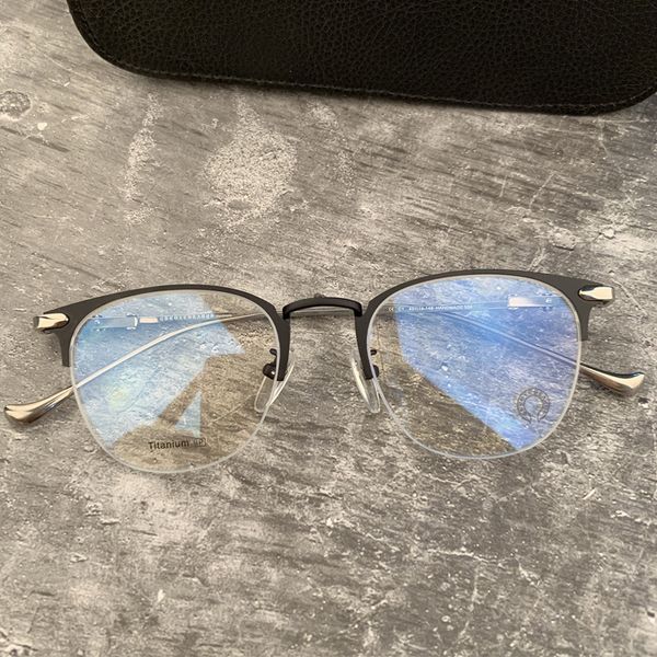 designer sunglasses krosin glasses 524 pure titanium round half ultra light silver eyeglass frame for boys and girls, White;black
designer sunglasses krosin glasses 524 pure titanium round half ultra light silver eyeglass frame for boys and girls, White;black