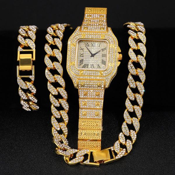 wristwatches hip hop super shine iced out men watch square diamond quartz luxury mens wrist watches gold roman calendar steel clock, Slivery;brown
wristwatches hip hop super shine iced out men watch square diamond quartz luxury mens wrist watches gold roman calendar steel clock, Slivery;brown