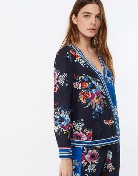 women's blouses & shirts fancy multicolored floral deep v-neck viscose loose shirt long sleeves stripe patched wrap oversized chiffon b, White
women's blouses & shirts fancy multicolored floral deep v-neck viscose loose shirt long sleeves stripe patched wrap oversized chiffon b, White