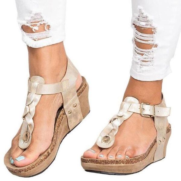 dress shoes dwayne 2021 fashion cork wedges sandals women summer buckle strap solid beach slipper flip flops plus size 34-43, Black
dress shoes dwayne 2021 fashion cork wedges sandals women summer buckle strap solid beach slipper flip flops plus size 34-43, Black