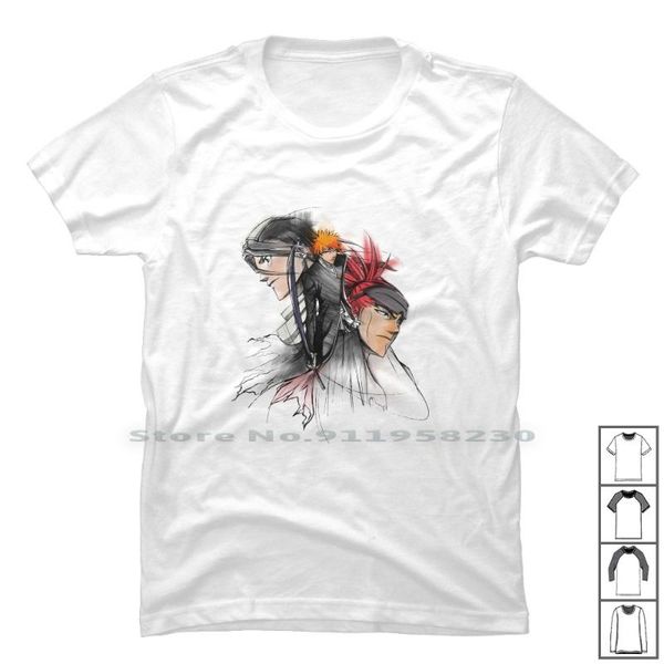men's t-shirts bleach sketch color t shirt 100% cotton manga lea me go do anime, White;black
men's t-shirts bleach sketch color t shirt 100% cotton manga lea me go do anime, White;black