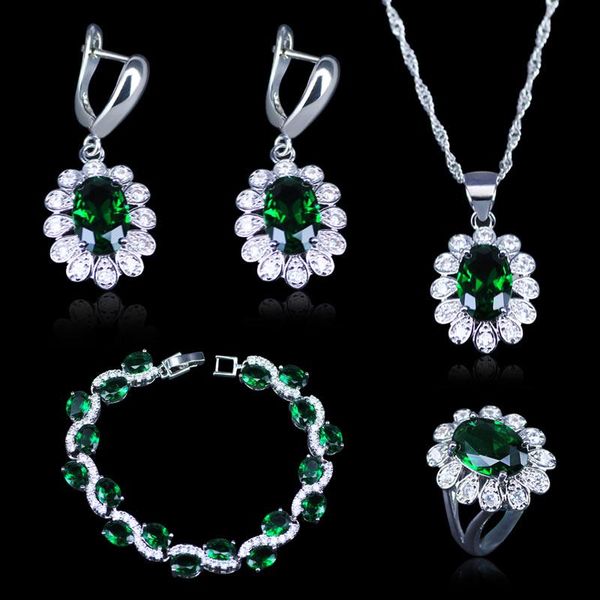earrings & necklace dubai style green cz white austrian crystal silver color jewelry sets earrings/pendant/necklace/rings/bracelets
earrings & necklace dubai style green cz white austrian crystal silver color jewelry sets earrings/pendant/necklace/rings/bracelets
