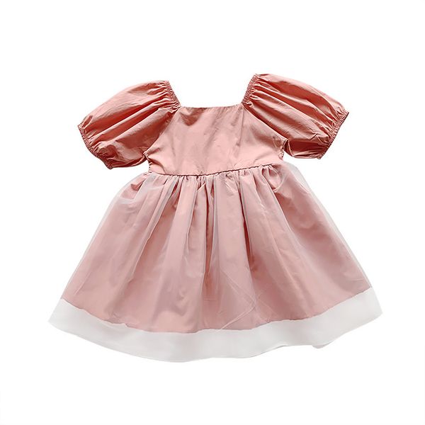korean childrens summer new style 2021 girls puff sleeve pure color sweet mesh open back square collar princess dress, Red;yellow
korean childrens summer new style 2021 girls puff sleeve pure color sweet mesh open back square collar princess dress, Red;yellow