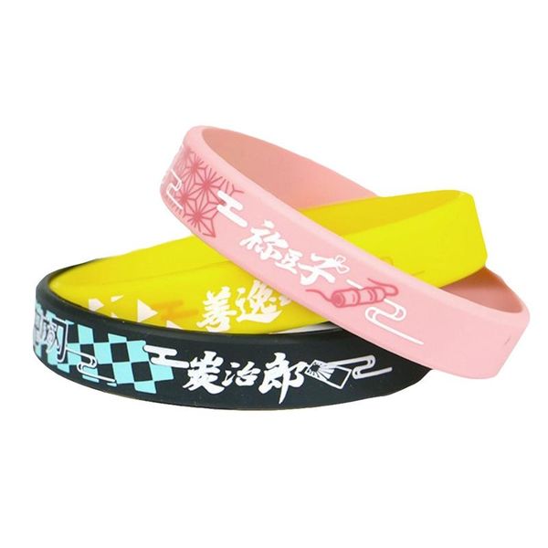 charm bracelets anime ghost extermination blade silicone bracelet demon slayer unisex, Golden;silver
charm bracelets anime ghost extermination blade silicone bracelet demon slayer unisex, Golden;silver