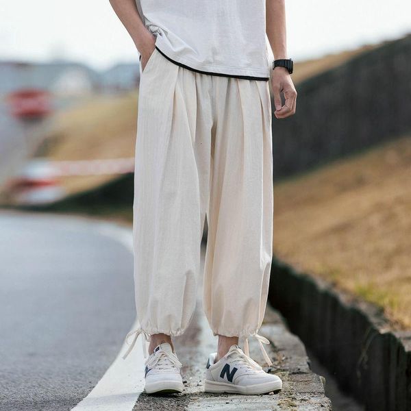cotton linen pants men's fashion retro casual pants men streetwear spring summer loose hip-hop straight-leg mens trousers, Black
cotton linen pants men's fashion retro casual pants men streetwear spring summer loose hip-hop straight-leg mens trousers, Black