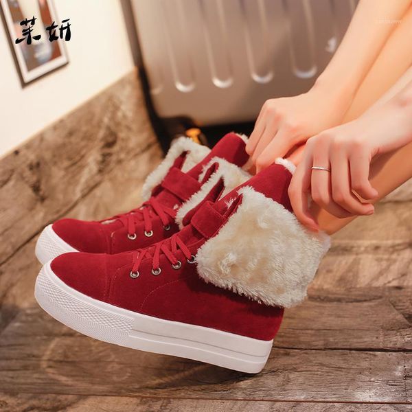 boots nice winter women with fur warm ankle snow shoes fashion student rubber female soft, Black
boots nice winter women with fur warm ankle snow shoes fashion student rubber female soft, Black