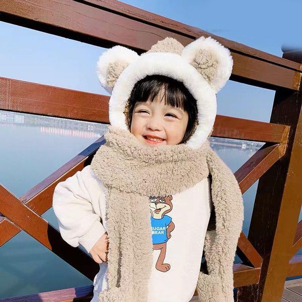 hats, scarves & gloves sets kids boys girls 3 in 1 warm plush fluffy cartoon winter hats scarf mitten set supply adorable d88, Blue;gray
hats, scarves & gloves sets kids boys girls 3 in 1 warm plush fluffy cartoon winter hats scarf mitten set supply adorable d88, Blue;gray