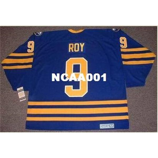 001s #9 derek roy buffalo sabres ccm vintage away hockey jersey or custom any name or number retro jersey, Black
001s #9 derek roy buffalo sabres ccm vintage away hockey jersey or custom any name or number retro jersey, Black