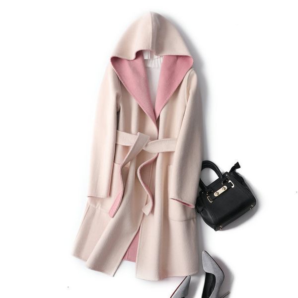 hooded 2021 new midi length woolen casehmere two way wear women autumn warm coat casaco feminino g1b8, Black
hooded 2021 new midi length woolen casehmere two way wear women autumn warm coat casaco feminino g1b8, Black