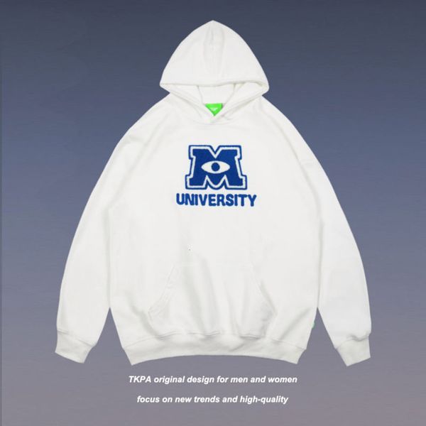 tkpa tide brand autumn and winter men's new sweater cartoon flocking embroidery hip hop high street leisure couple, Black 
tkpa tide brand autumn and winter men's new sweater cartoon flocking embroidery hip hop high street leisure couple, Black