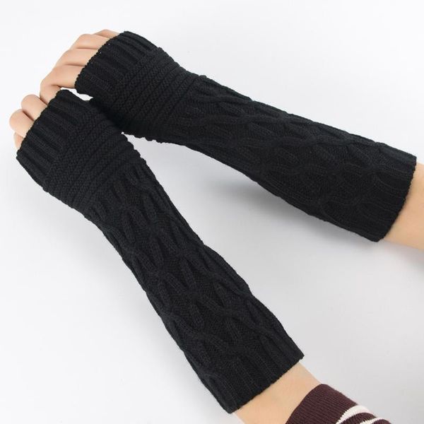 five fingers gloves winter long knitted glove men women elastic thick warm fingerless candy color mittens soft arm warmers casual female, Blue;gray
five fingers gloves winter long knitted glove men women elastic thick warm fingerless candy color mittens soft arm warmers casual female, Blue;gray