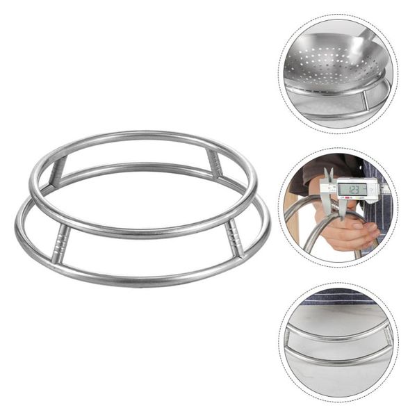 kitchen storage & organization 2pcs round pot rack stainless steel heat insulation holder accessory
kitchen storage & organization 2pcs round pot rack stainless steel heat insulation holder accessory
