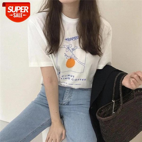 sunfiz YF Keepers Orange O Neck Casual T-shirt Citrus Sparking Coffee New Spring Summer Fashion Letter Print Short Sleeve #W14c, White
sunfiz YF Keepers Orange O Neck Casual T-shirt Citrus Sparking Coffee New Spring Summer Fashion Letter Print Short Sleeve #W14c, White
