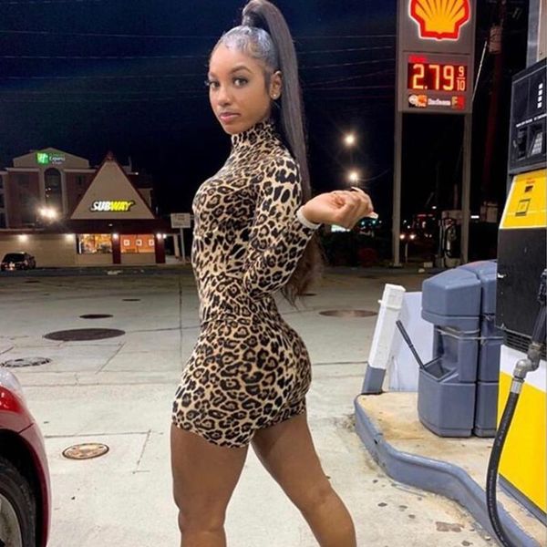 2021 cheetah print rompers playsuit fall clothes long sleeve bodycon jumpsuit for women clubwear high neck, Black;white
2021 cheetah print rompers playsuit fall clothes long sleeve bodycon jumpsuit for women clubwear high neck, Black;white
