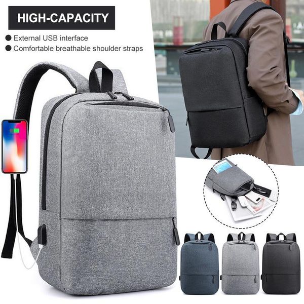 big capacity men backpack usb 15.6 inch lapbackpack waterproof oxford pure color multifunction men's casual travel
big capacity men backpack usb 15.6 inch lapbackpack waterproof oxford pure color multifunction men's casual travel