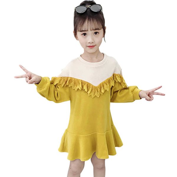 dress girl lace flower s es patchwork party child spring autumn costume 6 8 10 12 14 210528, Red;yellow
dress girl lace flower s es patchwork party child spring autumn costume 6 8 10 12 14 210528, Red;yellow