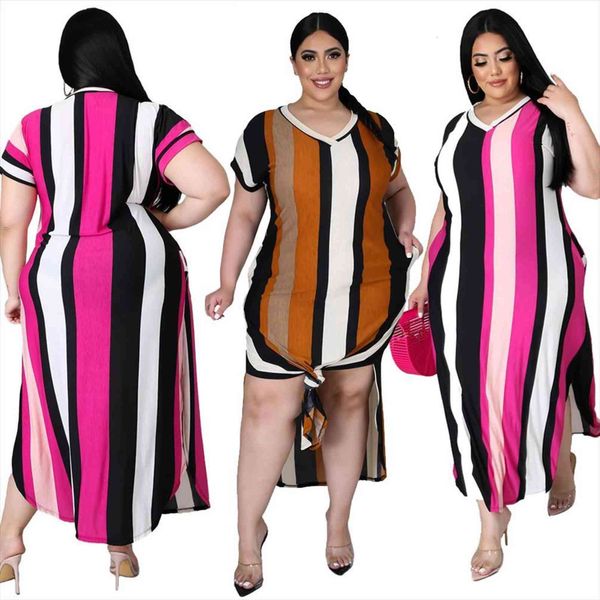 l 5xl plus size womens dresses summer holiday wholesale v neck striped slip hem elegant party maxi polyester dropshipping, Black;gray
l 5xl plus size womens dresses summer holiday wholesale v neck striped slip hem elegant party maxi polyester dropshipping, Black;gray