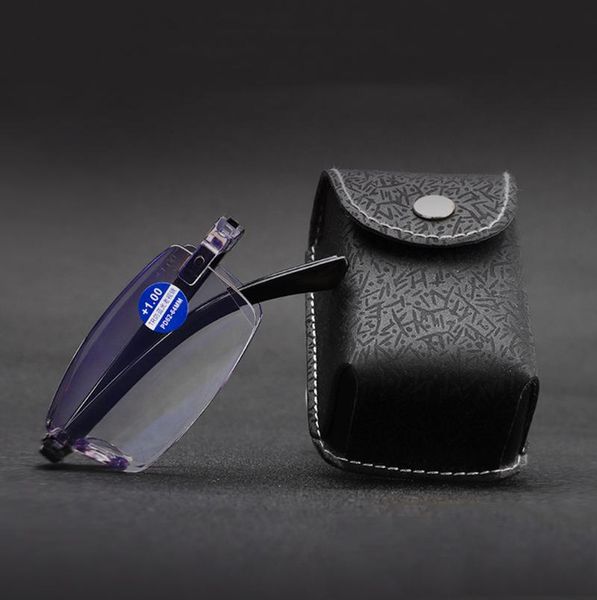 sunglasses two pairs foldable portable reading glasses women men nose pad rimless frame anti blu fatigue +0.75 to +4, White;black
sunglasses two pairs foldable portable reading glasses women men nose pad rimless frame anti blu fatigue +0.75 to +4, White;black