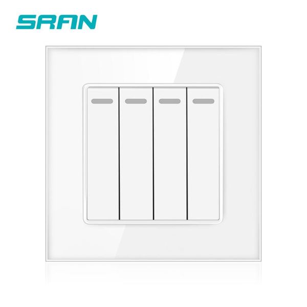 smart home control sran uk light switches 4 gang 1way crystal tempered glass household appliance wall power switch white/black/gold a610-41
smart home control sran uk light switches 4 gang 1way crystal tempered glass household appliance wall power switch white/black/gold a610-41