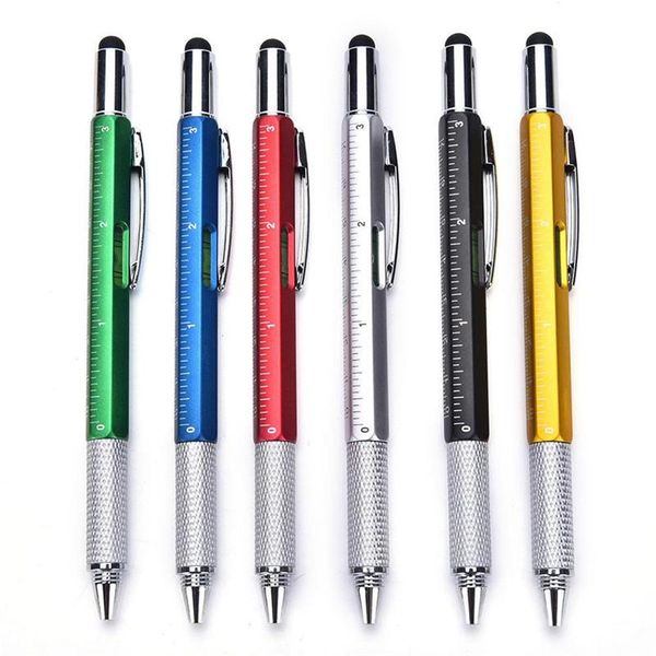 6-in-1 screwdriver multi-function ballpoint pens novel touch screen metal gift tool school office supply stationery hipping, Blue;orange
6-in-1 screwdriver multi-function ballpoint pens novel touch screen metal gift tool school office supply stationery hipping, Blue;orange