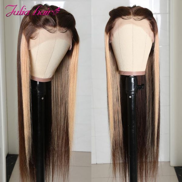 lace wigs highlight 13x4 front human hair for women d427 ombre frontal wig julia remy bone straight with baby, Black;brown
lace wigs highlight 13x4 front human hair for women d427 ombre frontal wig julia remy bone straight with baby, Black;brown