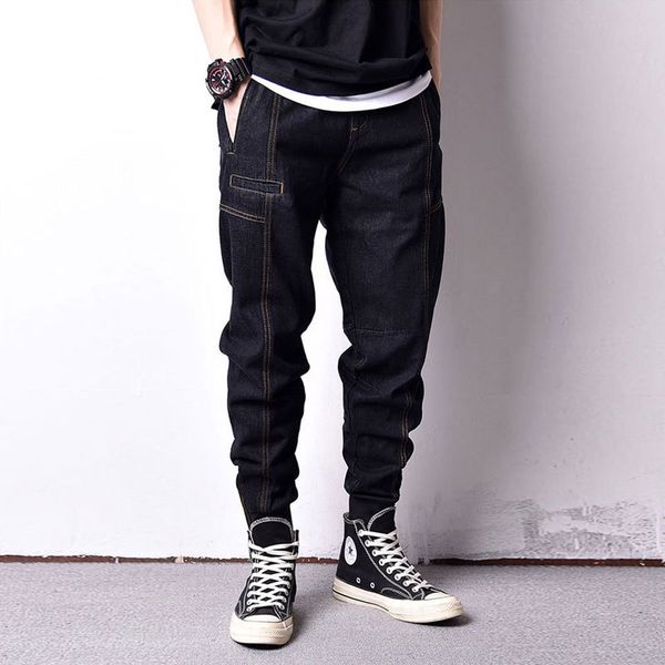2021 new japanese style fashion vintage black color loose fit spliced cargo pants hombre streetwear hip hop joggers jeans men 12mz, Blue
2021 new japanese style fashion vintage black color loose fit spliced cargo pants hombre streetwear hip hop joggers jeans men 12mz, Blue