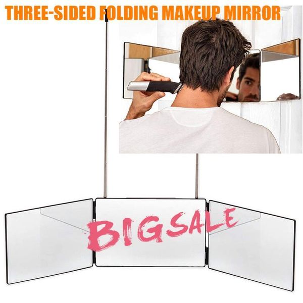 mirrors three-sided folding makeup mirror retractable hanging y adjustable height multifunction for shaving and hairdressing
mirrors three-sided folding makeup mirror retractable hanging y adjustable height multifunction for shaving and hairdressing