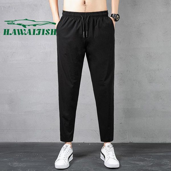men's pants summer ice silk nine-point thin casual korean version of loose all-match sports trend trousers, Black
men's pants summer ice silk nine-point thin casual korean version of loose all-match sports trend trousers, Black