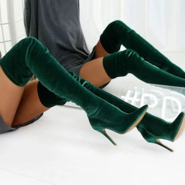 2020 new faux suede slim boots over the knee high women fashion winter thigh high boots shoes woman fashion botas mujer c0202, Black
2020 new faux suede slim boots over the knee high women fashion winter thigh high boots shoes woman fashion botas mujer c0202, Black