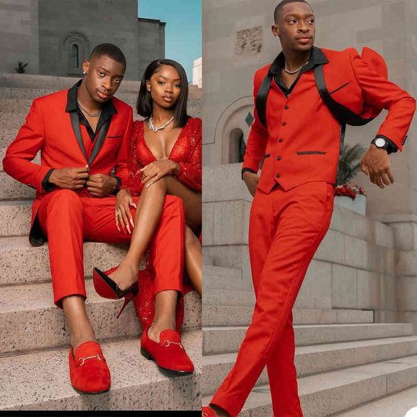 men's suits & blazers 3 pcs red mens with black lapel party costume slim fit blazer tuxedos custom made (jacket+pants+vest) ifxm, White;black
men's suits & blazers 3 pcs red mens with black lapel party costume slim fit blazer tuxedos custom made (jacket+pants+vest) ifxm, White;black