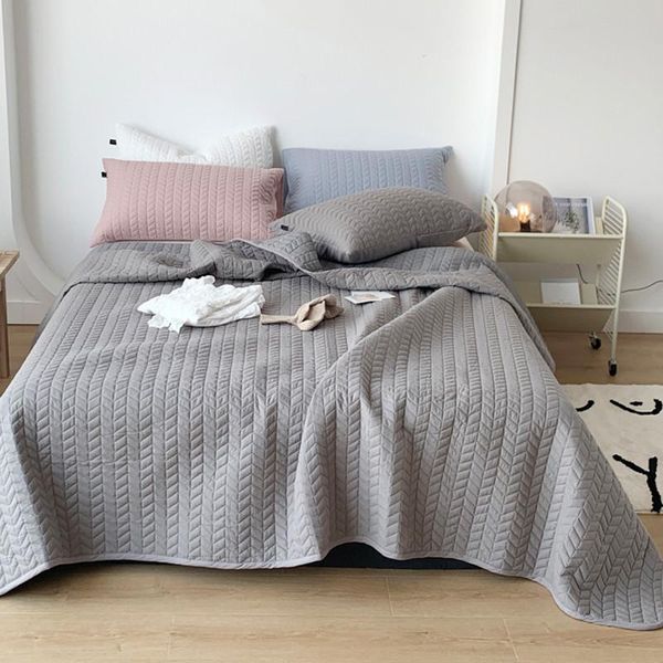 comforters & sets solid korean style cotton summer quilt bedspread soft quilted duvet blanket throw patchwork coverlet cubrecam bed covers c
comforters & sets solid korean style cotton summer quilt bedspread soft quilted duvet blanket throw patchwork coverlet cubrecam bed covers c