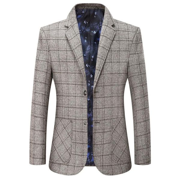 men's suits & blazers brand men casual business plaid small suit coats spring autumn fashion dress coat male, White;black
men's suits & blazers brand men casual business plaid small suit coats spring autumn fashion dress coat male, White;black