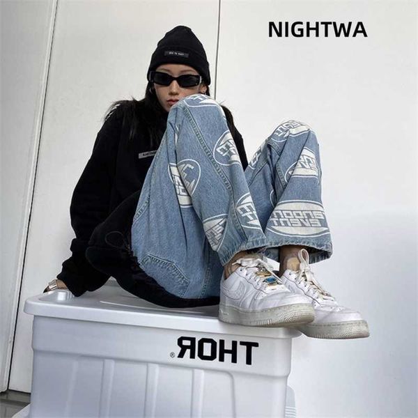 nightwa summer vintage jeans woman long trousers cowboy female loose streetwear letter printing high street harajuku 210927, Blue
nightwa summer vintage jeans woman long trousers cowboy female loose streetwear letter printing high street harajuku 210927, Blue