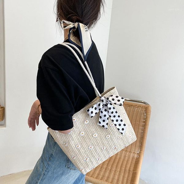 evening bags style straw braided silk scarf one-shoulder handbag ladies large-capacity fashion simple handbags summer travel beach bag
evening bags style straw braided silk scarf one-shoulder handbag ladies large-capacity fashion simple handbags summer travel beach bag