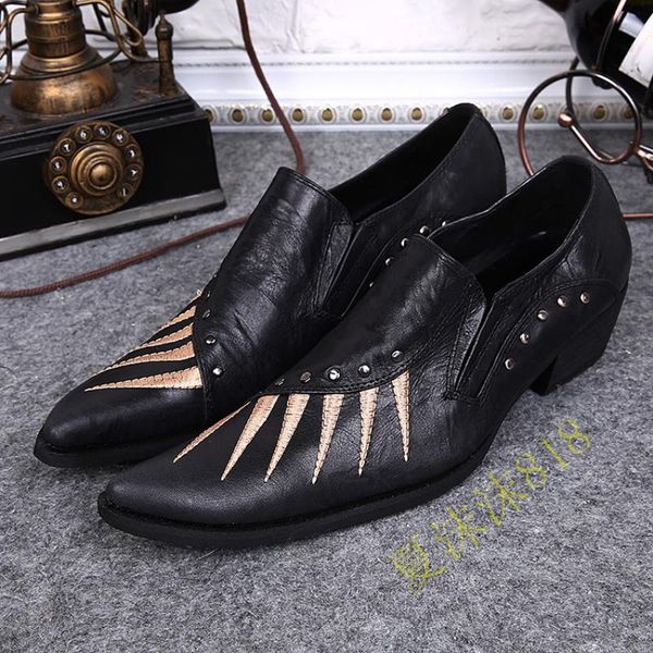 dress shoes christia bella 19 british style pointed toe man big size heighten handmade cow leather male party men's, Black
dress shoes christia bella 19 british style pointed toe man big size heighten handmade cow leather male party men's, Black