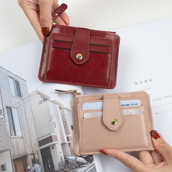 wallets han edition brief paragraph card bag lady more than screens female wholesale oil wax to restore ancient ways zipper, Red;black
wallets han edition brief paragraph card bag lady more than screens female wholesale oil wax to restore ancient ways zipper, Red;black